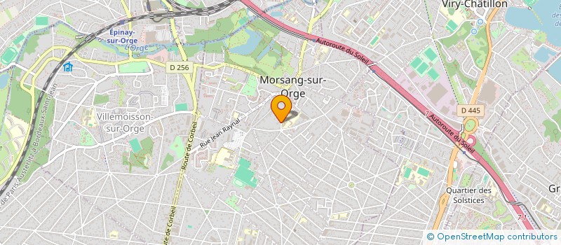 localisation de l'entreprise SGB CONSTRUCTION à MORSANG-SUR-ORGE