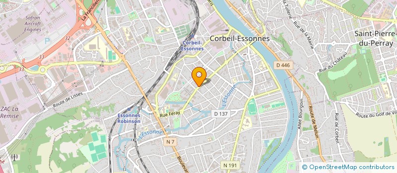 localisation de l'entreprise SGB NORMANDIE à CORBEIL-ESSONNES