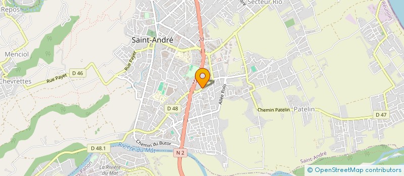 localisation de l'entreprise SGB TEAM  SAINT-ANDRE