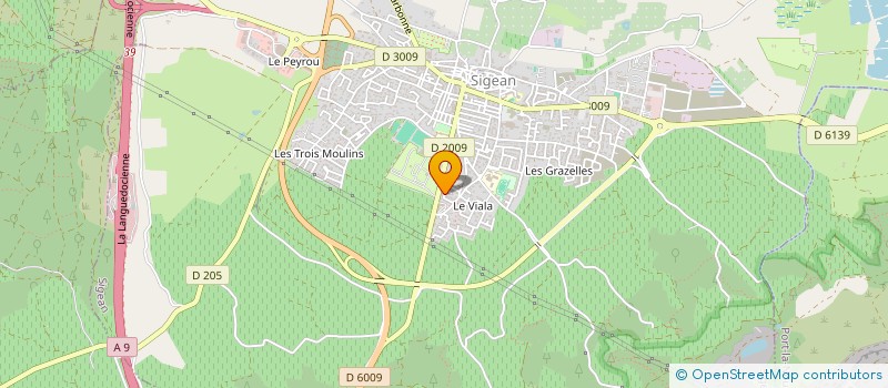 localisation de l'entreprise SGBG 5 OPTIC  SIGEAN