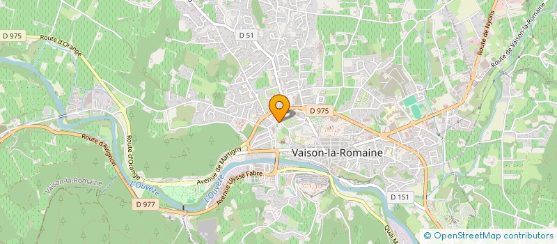 localisation de l'entreprise SGBL  VAISON-LA-ROMAINE