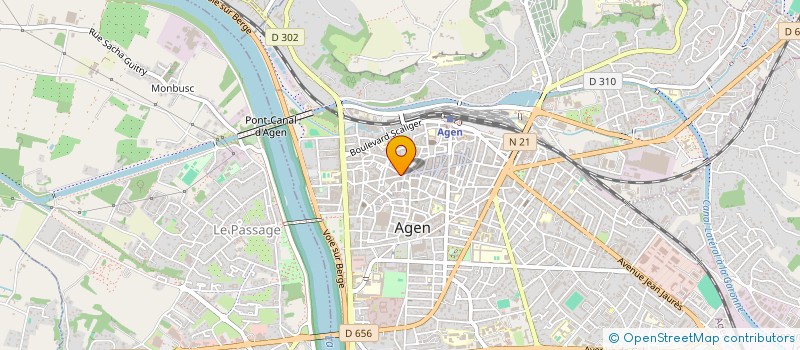 localisation de l'entreprise SGBP SOCIETE DE GESTION BARRET PUEL à AGEN