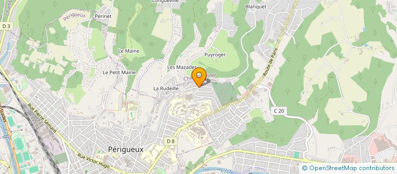 localisation de l'entreprise SGBR.LA.FIBRE à PERIGUEUX