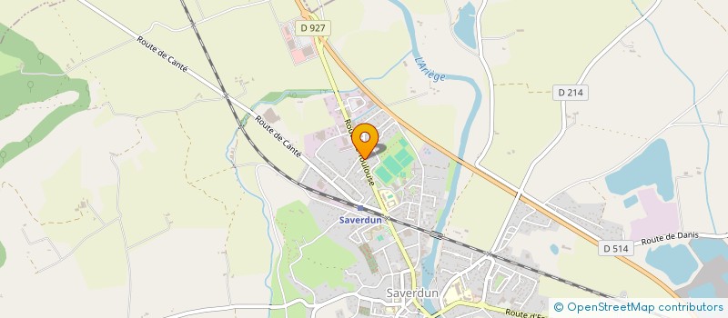 localisation de l'entreprise SGBS-SECURITE à SAVERDUN
