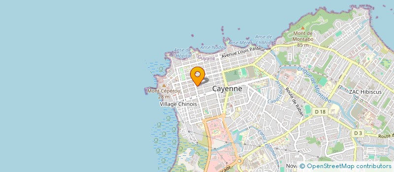 localisation de l'entreprise SGBT à CAYENNE