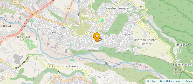 localisation de l'entreprise SGBTP à LA POSSESSION