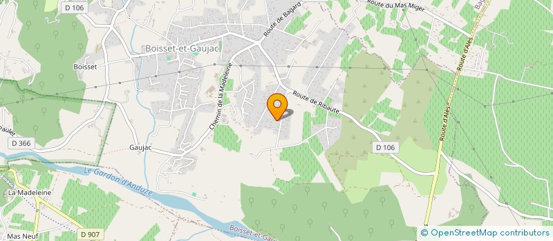 localisation de l'entreprise SGC à BOISSET-ET-GAUJAC