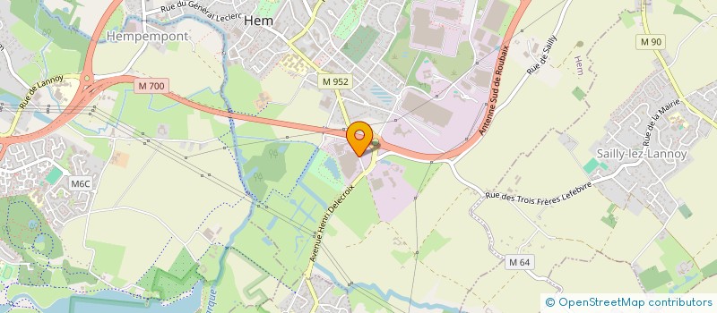 localisation de l'entreprise SGC  HEM