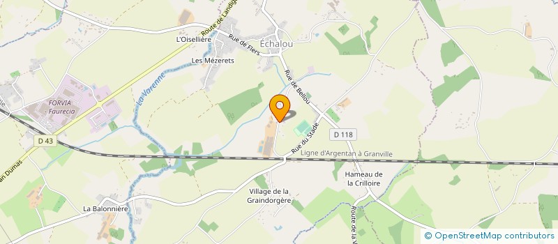 localisation de l'entreprise SGC à ECHALOU