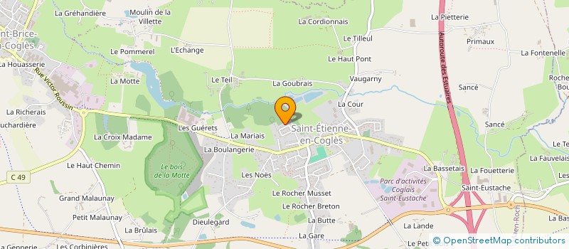 localisation de l'entreprise SGC  NOYAL-SOUS-BAZOUGES