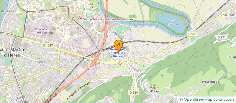 localisation de l'entreprise SGC  GIERES