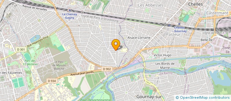localisation de l'entreprise SGC à GAGNY