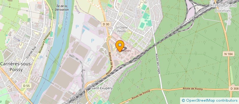 localisation de l'entreprise SGC BATIMENT à POISSY