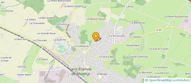 localisation de l'entreprise SGC ENERGIE  SAINT-ETIENNE-DE-MONTLUC