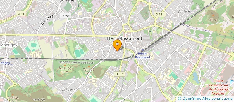 localisation de l'entreprise SGC FORMATIONS  HENIN-BEAUMONT