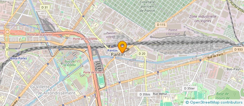 localisation de l'entreprise SGC SECURITE à PANTIN