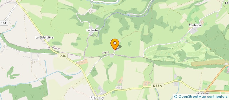 localisation de l'entreprise SGC (SOCIETE DE GESTION CLECY)  CLECY