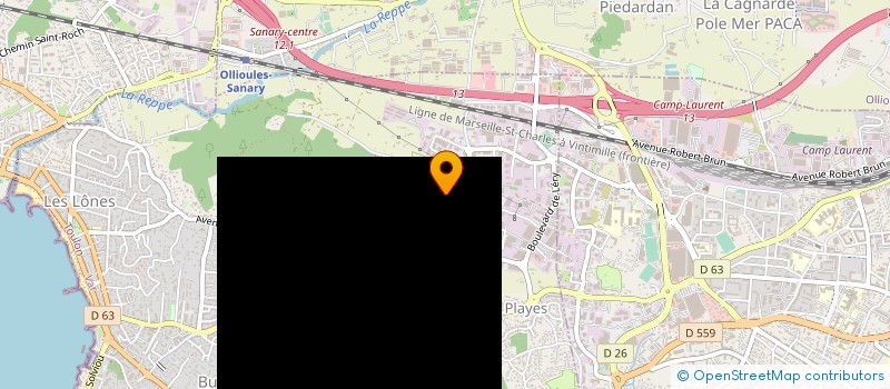 localisation de l'entreprise SGCAA à SIX-FOURS-LES-PLAGES
