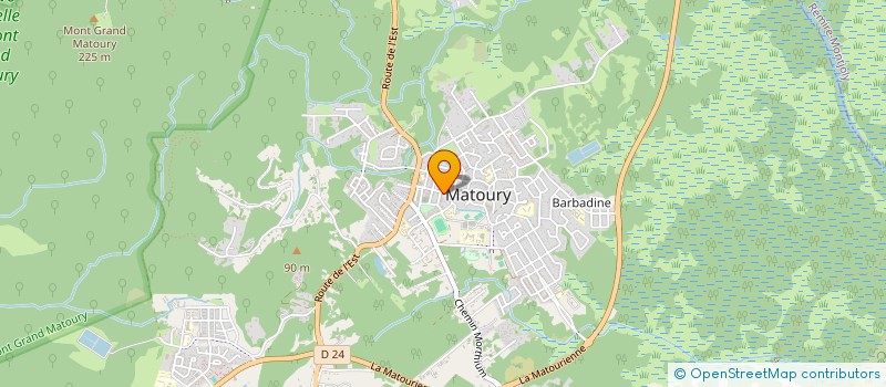 localisation de l'entreprise SGCB SOC GENIE CIVIL BATIMENT à MATOURY