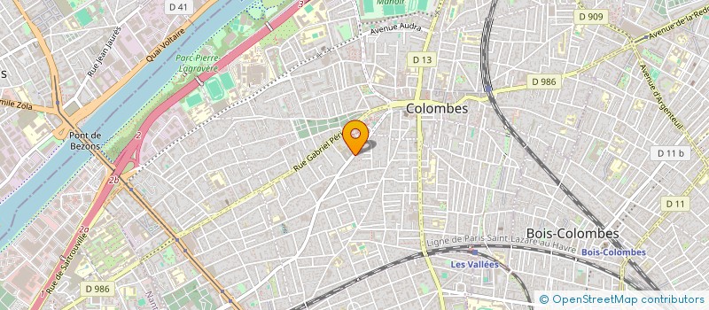 localisation de l'entreprise SGCI à COLOMBES