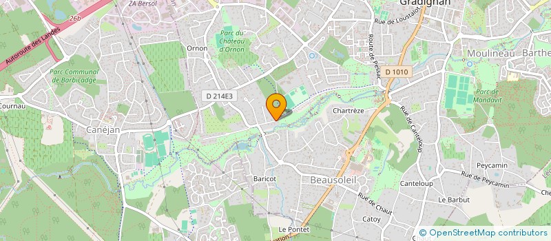 localisation de l'entreprise SGD  GRADIGNAN