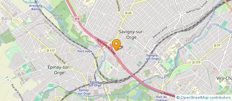 localisation de l'entreprise SGD à SAVIGNY-SUR-ORGE
