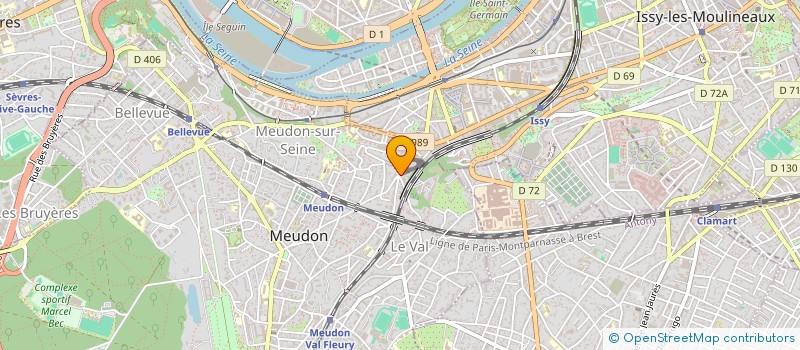 localisation de l'entreprise SGD BATIMENT à MEUDON