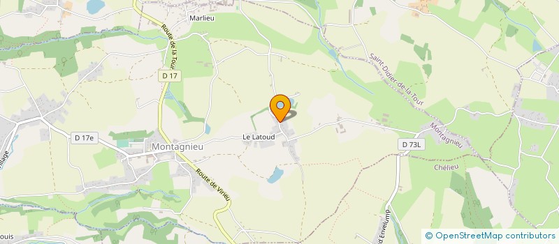 localisation de l'entreprise SGD EXPLOITATION  MONTAGNIEU