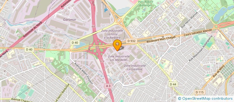localisation de l'entreprise SGD GALLO  AULNAY-SOUS-BOIS