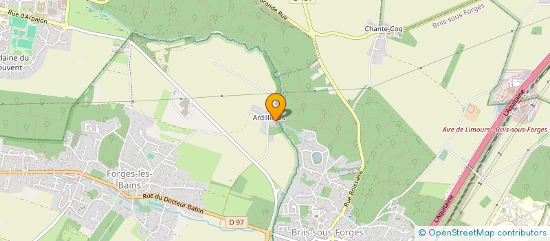 localisation de l'entreprise SGDB 91700  FORGES-LES-BAINS