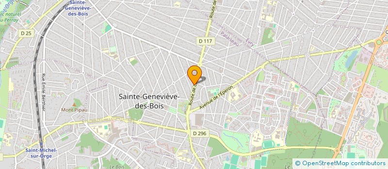 localisation de l'entreprise SGDB91 à SAINTE-GENEVIEVE-DES-BOIS