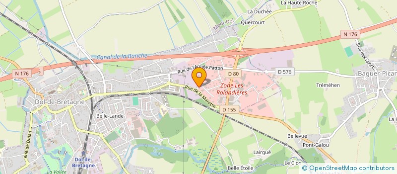 localisation de l'entreprise SGDG à DOL-DE-BRETAGNE