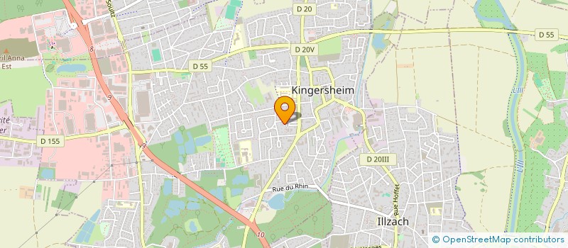 localisation de l'entreprise SGDS  KINGERSHEIM