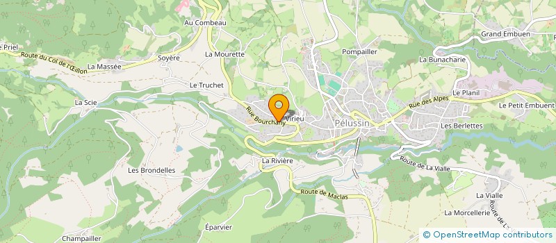 localisation de l'entreprise SGE à PELUSSIN