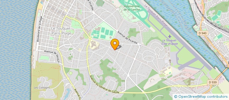 localisation de l'entreprise SGE SOPHIE LEBREUILLY  LE TOUQUET-PARIS-PLAGE