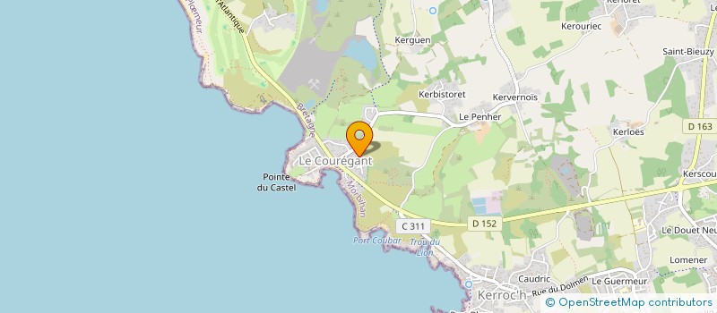 localisation de l'entreprise SGE2M à PLOEMEUR