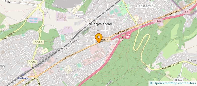 localisation de l'entreprise SGE67 JMP à STIRING-WENDEL