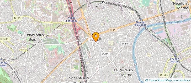 localisation de l'entreprise SGEB  LE PERREUX-SUR-MARNE