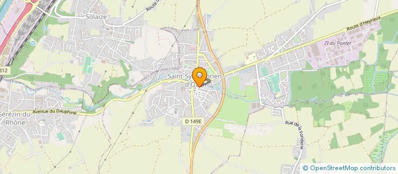 localisation de l'entreprise SGEB  SAINT-SYMPHORIEN-D'OZON