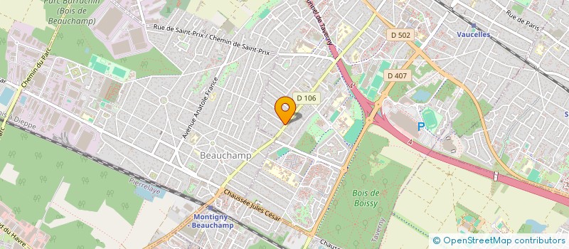 localisation de l'entreprise SGEDA SARL à TAVERNY