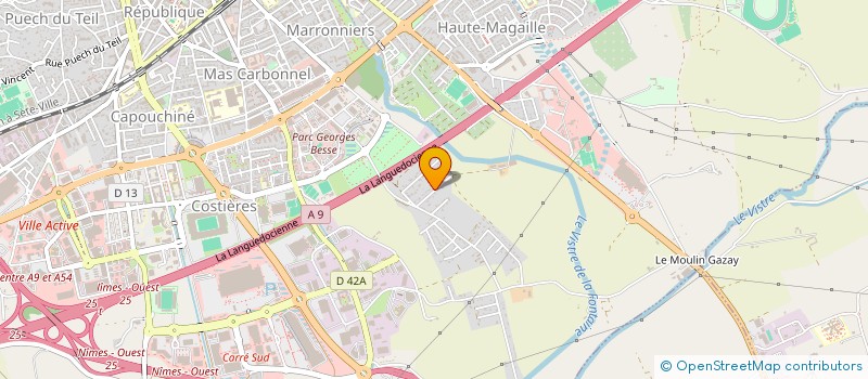 localisation de l'entreprise SGEF  NIMES