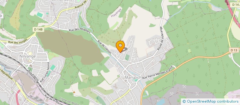 localisation de l'entreprise SGEL  HAYANGE