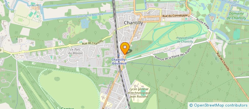 localisation de l'entreprise SGELEC  CHANTILLY