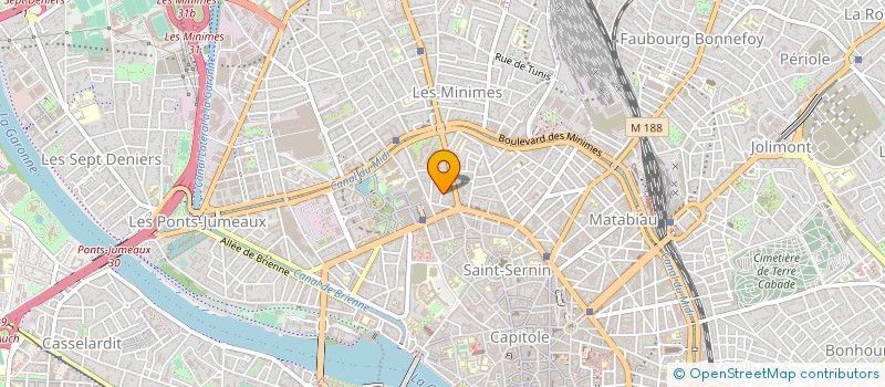 localisation de l'entreprise SGEN CFDT DE LA HAUTE GARONNE à TOULOUSE