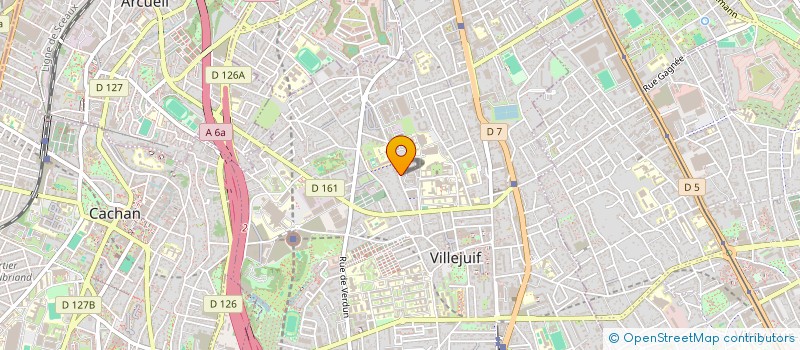 localisation de l'entreprise SGEN CFDT RECHERCHE EPST  VILLEJUIF