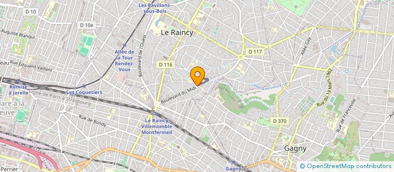localisation de l'entreprise SGEN PLUS à LE RAINCY
