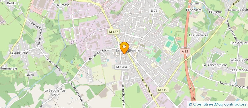 localisation de l'entreprise SGEO à LES SORINIERES