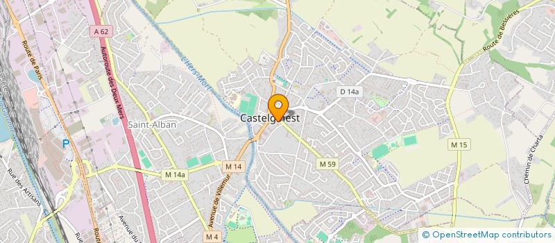 localisation de l'entreprise SGEPG  CASTELGINEST