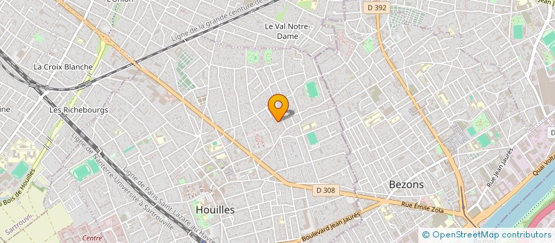 localisation de l'entreprise SGERMAIN  HOUILLES