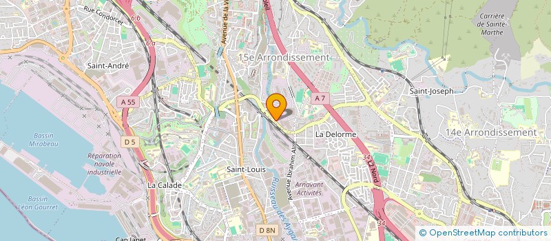 localisation de l'entreprise SGETAS à MARSEILLE